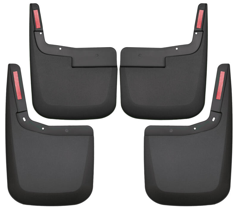Chevrolet Silverado Mud Guards - Front + Rear - Husky Liners - Custom Contoured - Black - `20-`23